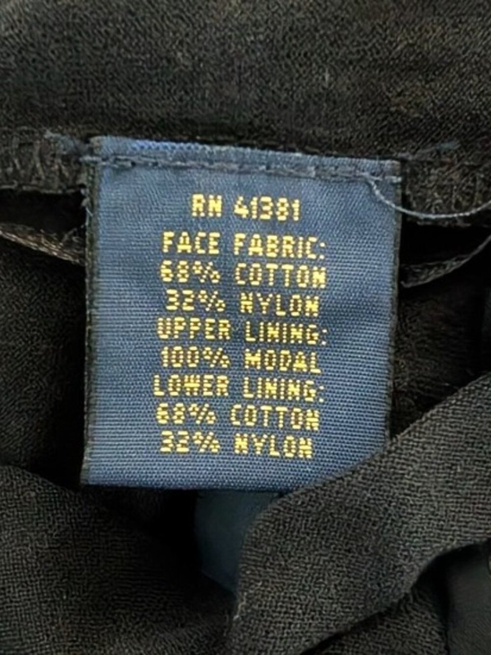 Like New Polo Ralph Lauren Sleeveless V-Neck Dress Black M - Picture 9 of 9